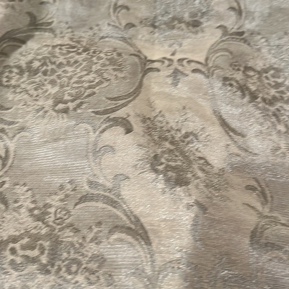 TWO Sage Green Scalloped Window Valances - Picture 4 of 4